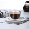 Dishwasher Microwave Safe Coffee Mug Double Wall Glass Cups